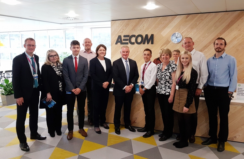 MARAI WITH AECOM CEO AND PERSONNEL