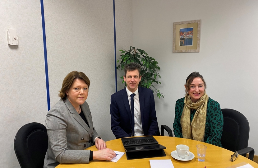 MARIA MILLER MP MEETS WITH THE HAMPSHIRE VIOLENCE REDUCTION UNIT (VRU)