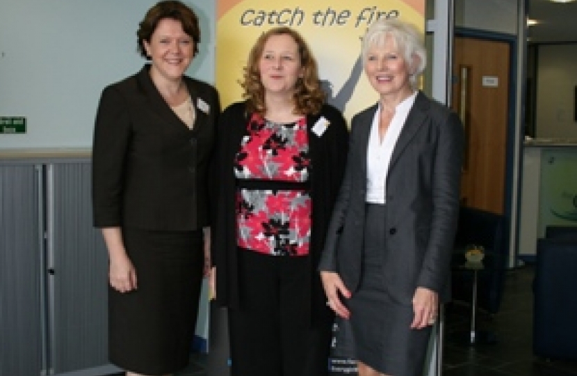 EveryGirl event at the Ark- Maria Miller with Liz Jackson and Sandra Fell