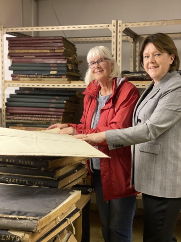 MARIA  MILLER MP SUPPORTS BASINGSTOKE HERITAGE SOCIETY