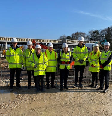 MARIA MILLER MP VISITS SITE OF BASINGSTOKE’S NEW SCHOOL THE AUSTEN ACADEMY