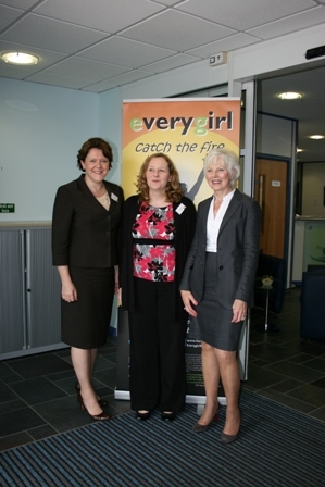 EveryGirl event at the Ark- Maria Miller with Liz Jackson and Sandra Fell